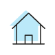 Haus als Icon 