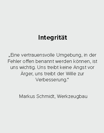 Integrität Text