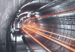 Aufnahme eines Tunnels
