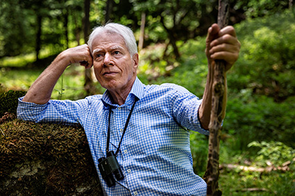 Dieter Mennekes im Wald