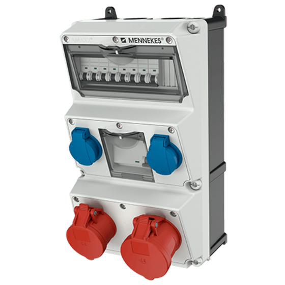 MENNEKES AMAXX® Steckdosenkombination mit FI Typ B 930080