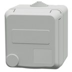 MENNEKES Cepex-Wandsteckdose, lichtgrau 4808