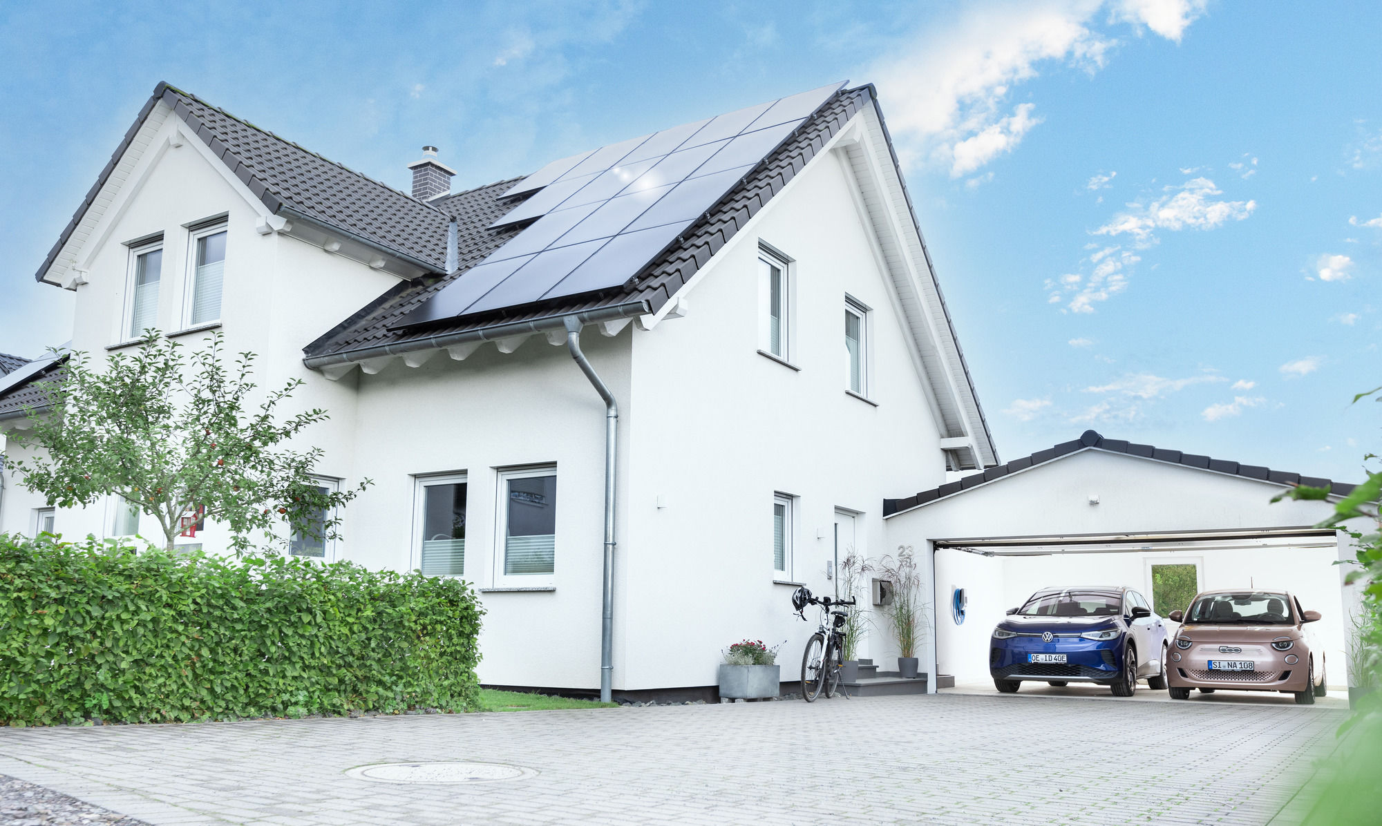 Wallbox solar Garage