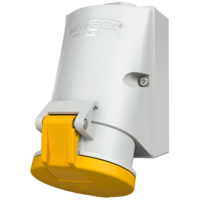 Wandsteckdose mit TwinCONTACT