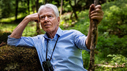 Dieter Mennekes im Wald