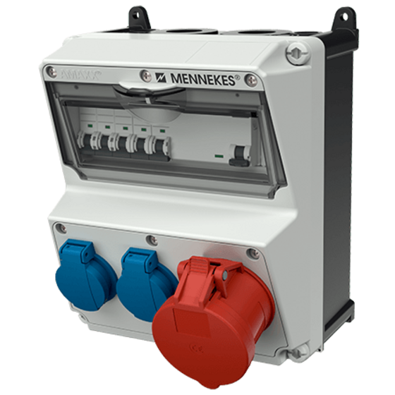 MENNEKES AMAXX® Steckdosenkombination mit FI Typ B 920081