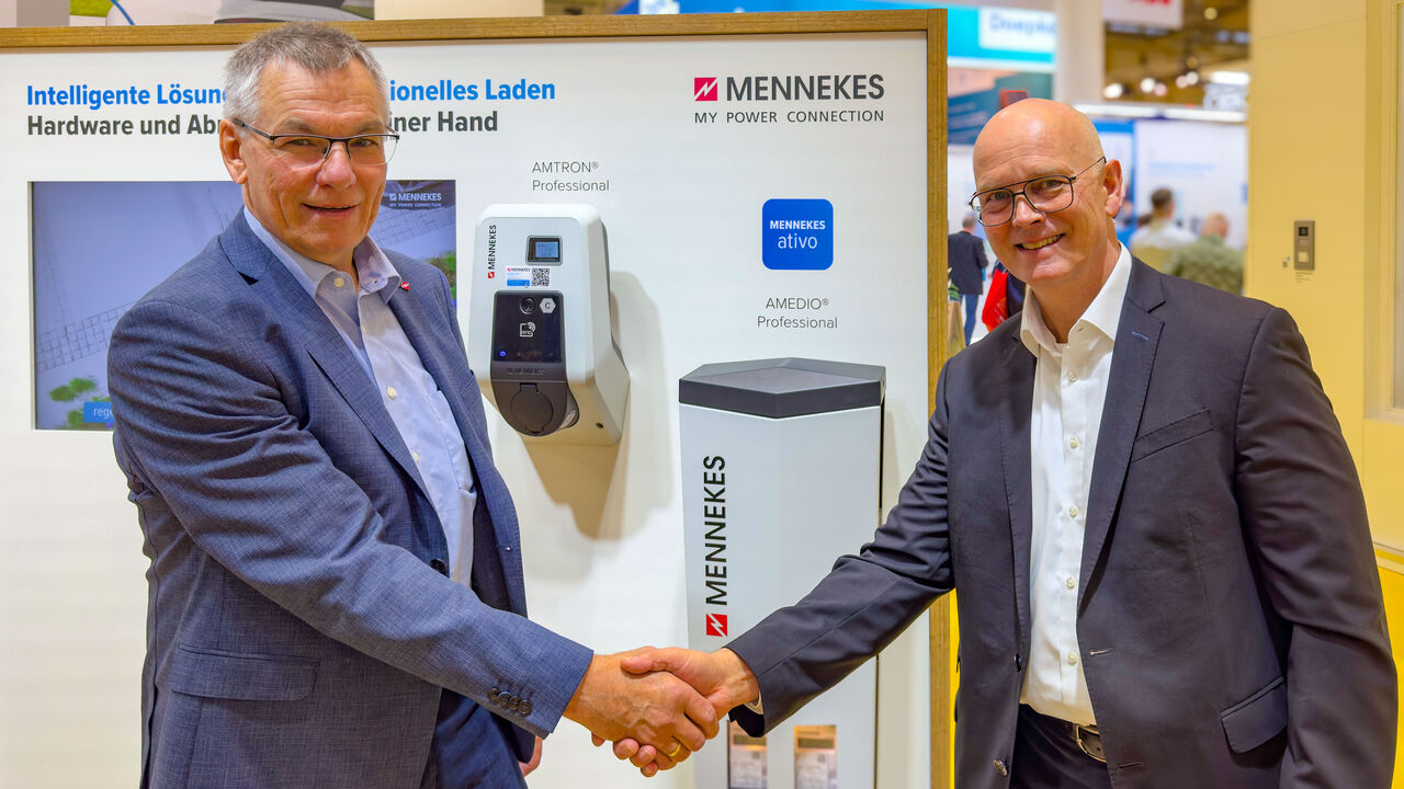 Messefoto MENNEKES und Siemens Messefoto MENNEKES und Siemens