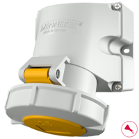 MENNEKES Wandsteckdose mit TwinCONTACT 9150