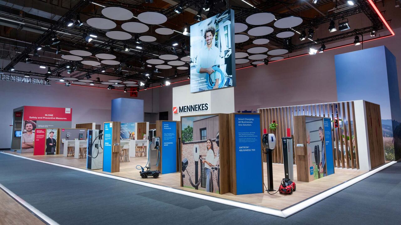Messestand von MENNEKES Messestand von MENNEKES
