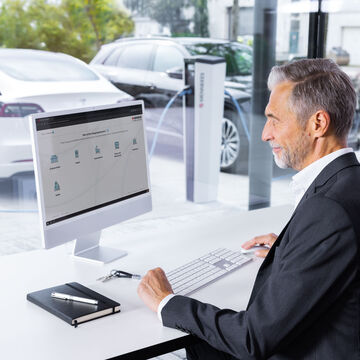 Ladeinfrastruktur für Unternehmen online konfigurieren