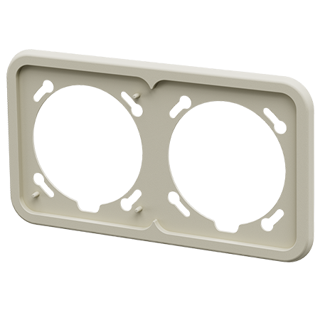 MENNEKES Cepex-Abdeckrahmen, perlweiß 41408