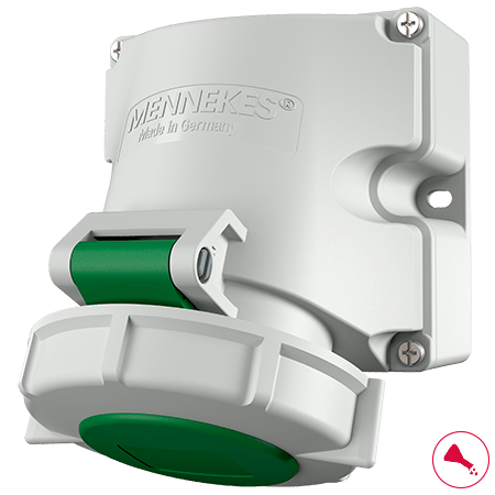 MENNEKES Wandsteckdose mit TwinCONTACT 9124